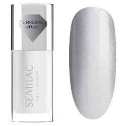 Esmalte clasico Semilac nº115 - Silver Chrome 9ml | MaterialEstetic...