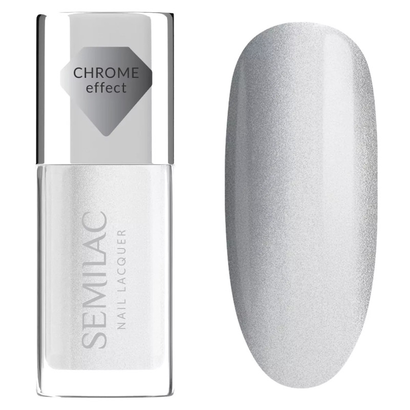 Semilac Classic nail polish nº115 - Silver Chrome 9ml | Official di...