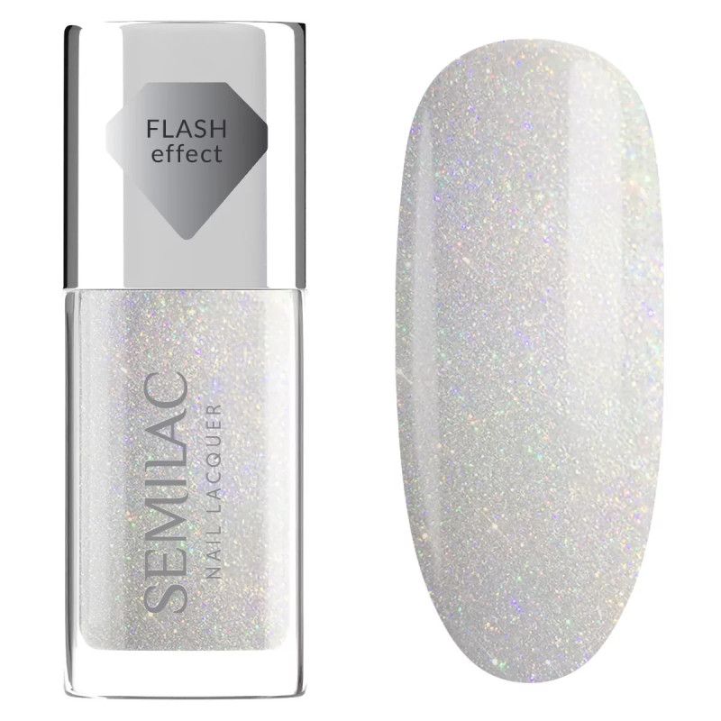 Esmalte clasico Semilac nº116 - Holo Flash 9ml | MaterialEstetica.com