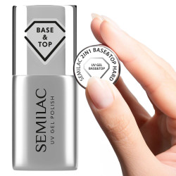 Semilac 2in1 Base&Top Hard 7ml | MaterialEstetica.com
