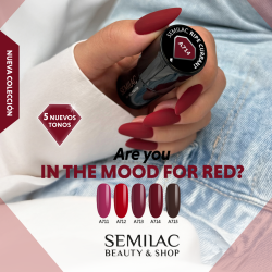 Colección Semilac In the mood for red | MaterialEstetica.com