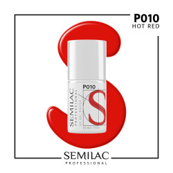 Semilac Pro P010 Hot Red 7ml | MaterialEstetica.com