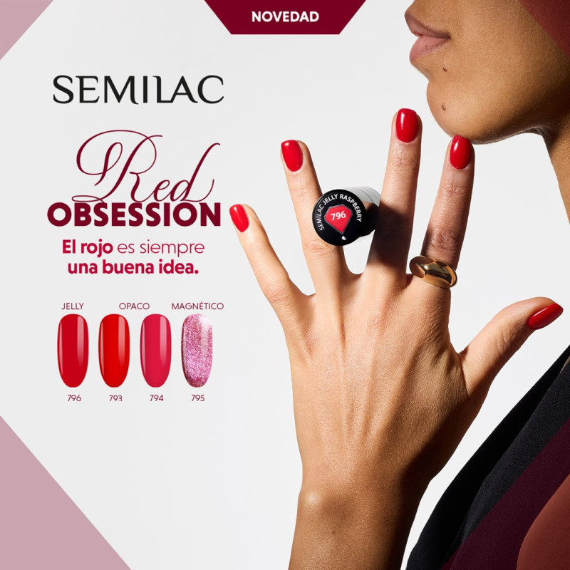 Semilac Red Obsession | Official distributor of Semilac. Special pr...