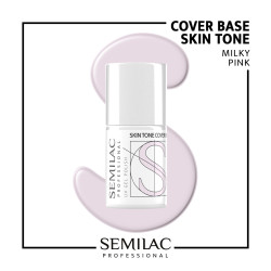 Semilac Pro Cover Base Milky Pink 11ml | Official distributor of Se...