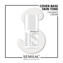 Semilac Pro Cover Base Coconut Cream 11ml | Official distributor of...