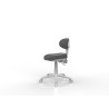 Hydraulic stool with backrest Sway | Official distributor of Silver...