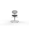 Hydraulic stool with backrest Sway | Official distributor of Silver...