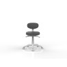 Hydraulic stool with backrest Sway | Official distributor of Silver...