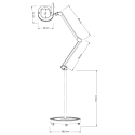 Lampe loupe à leds Tada | Distributeur officiel de DDUUEETT