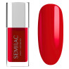 Esmalte clasico Semilac nº120 - Neon Red 9ml | MaterialEstetica.com
