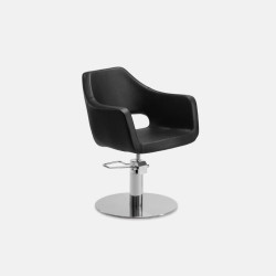 Sillón de peluquería Wedge Round Inox | Material Estética
