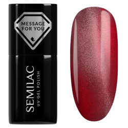 Vernis Semilac nº736 (Crimson Jelly Gloss)