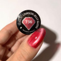 Vernis Semilac nº736 (Crimson Jelly Gloss)