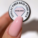 Semilac Fiber Base Pink Milk 7ml | MaterielEsthetique.fr