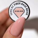 Semilac Fiber Base Beige 7ml | MaterielEsthetique.fr