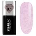 Semilac 806 Smart Builder Glitter Delicate Pink 7ml | MaterielEsthe...