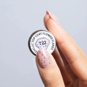 Semilac T22 Top No Wipe Flower Flakes 7ml | MaterielEsthetique.fr