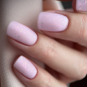 Semilac T26 Top No Wipe Matte Peach Galaxy 7ml | MaterielEsthetique.fr