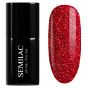 Vernis Semilac nº318 Burgundy Red Glitter | MaterielEsthetique.fr