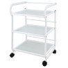 Guéridon Crystal au design minimaliste - vue latérale