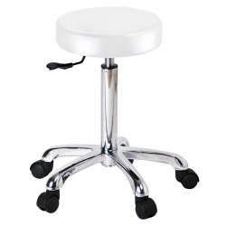 Flat round stool Saturne