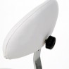 Round-shaped stool with backrest Saturne+ | Official distributor of...