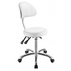 Hydraulic stool with backrest Rhoda | Official distributor of WEELK...