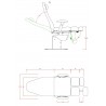 Electric podiatry chair Extens (1 motor) | Official distributor of ...