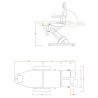 Electric podiatry bed Cubo | Official distributor of WEELKO. Specia...