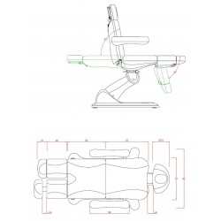 Electric podiatry bed Tarse | Official distributor of WEELKO. Speci...