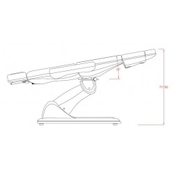 Electric podiatry bed Tarse | Official distributor of WEELKO. Speci...