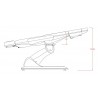 Electric podiatry bed Tarse | Official distributor of WEELKO. Speci...