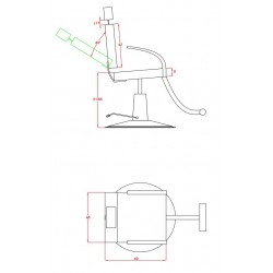 Hydraulic make-up chair Platy | Official distributor of WEELKO. Spe...