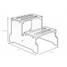 Wooden ladder Dion | Official distributor of WEELKO. Special prices...