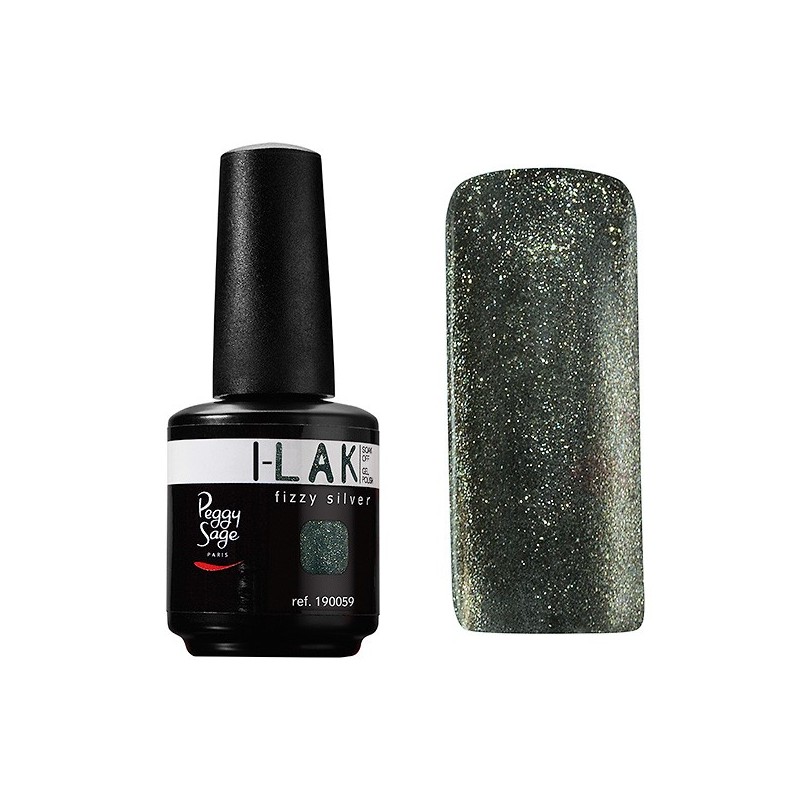 Peggy Sage I-LAK Fizzy Silver 15ml Peggy Sage I-LAK Fizzy Silver 15ml