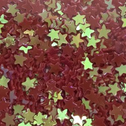 Bolsa de Estrellas Rojas Nail Art