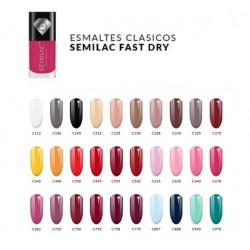 Pack Semilac 30 colores Esmalte normal Fast Dry