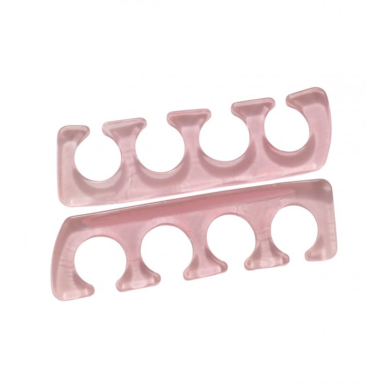 Pair of silicone toe separators