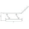 Electric beauty bed Torac (1 motor) | Official distributor of WEELK...