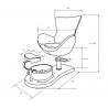 Podiatry chair Crem | Official distributor of WEELKO. Special price...