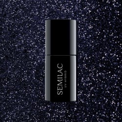 Semilac nº340 Shimmer Black