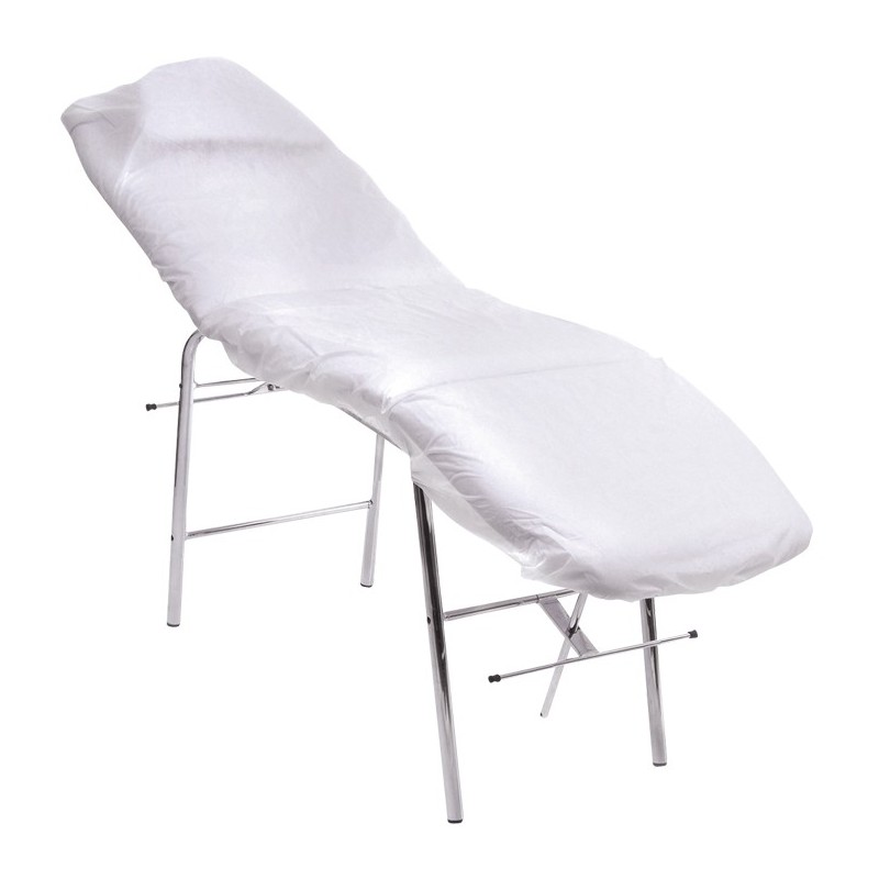 Disposable fitted sheet 40gr 210x80 cm. 10 u. | Official distributo...
