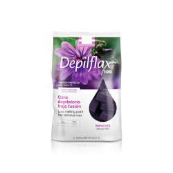 Cera Depilflax malva 1 kg.