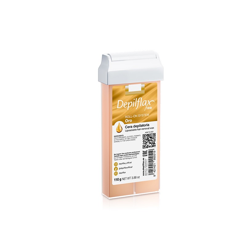 Gold roller wax cartridge 110ml. | Official distributor of Depilfla...