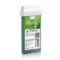 Emballage de la cire Roll On à l'Aloe Véra de Depilflax