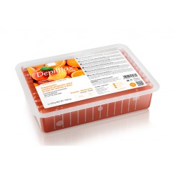 Orange-peach paraffin 500 gr. | Official distributor of Depilflax. ...