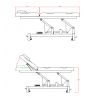 Electric beauty bed Minos (1 motor) | Official distributor of WEELK...