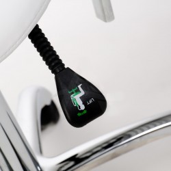 Hydraulic stool with backrest Koren (grey) | Official distributor o...