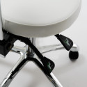 Tabouret avec dossier Rhoda (gris) | Distributeur officiel de WEELKO