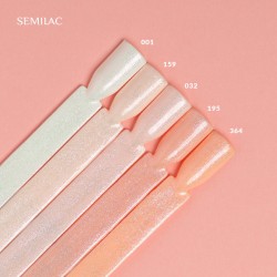 Semilac T17 Top No Wipe Sparkling Pink 7ml | Official distributor o...